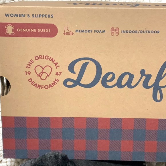 Dearfoams Suede Moc Toe Clog Slipper Size 9 NWT - Picture 5 of 5